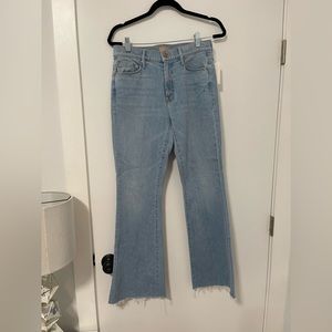 MOTHER denim the weekender fray in mentally elsewhere